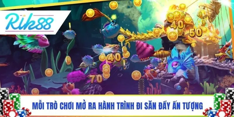 Mỗi trò chơi mở ra hành trình đi săn đầy ấn tượng